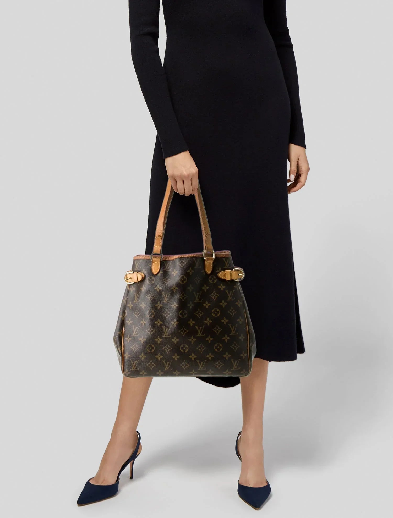 LOUIS VUITTON LV MONOGRAM BATIGNOLLES VERTICAL BAG