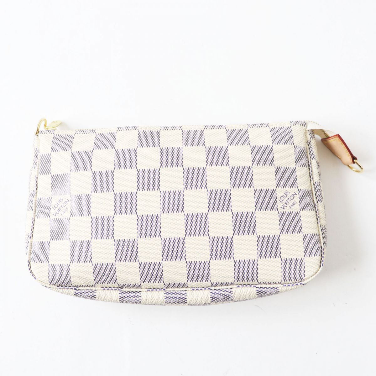 LOUIS VUITTON Accessory pouch Damier Azur Canvas gray Pochette Accessoires