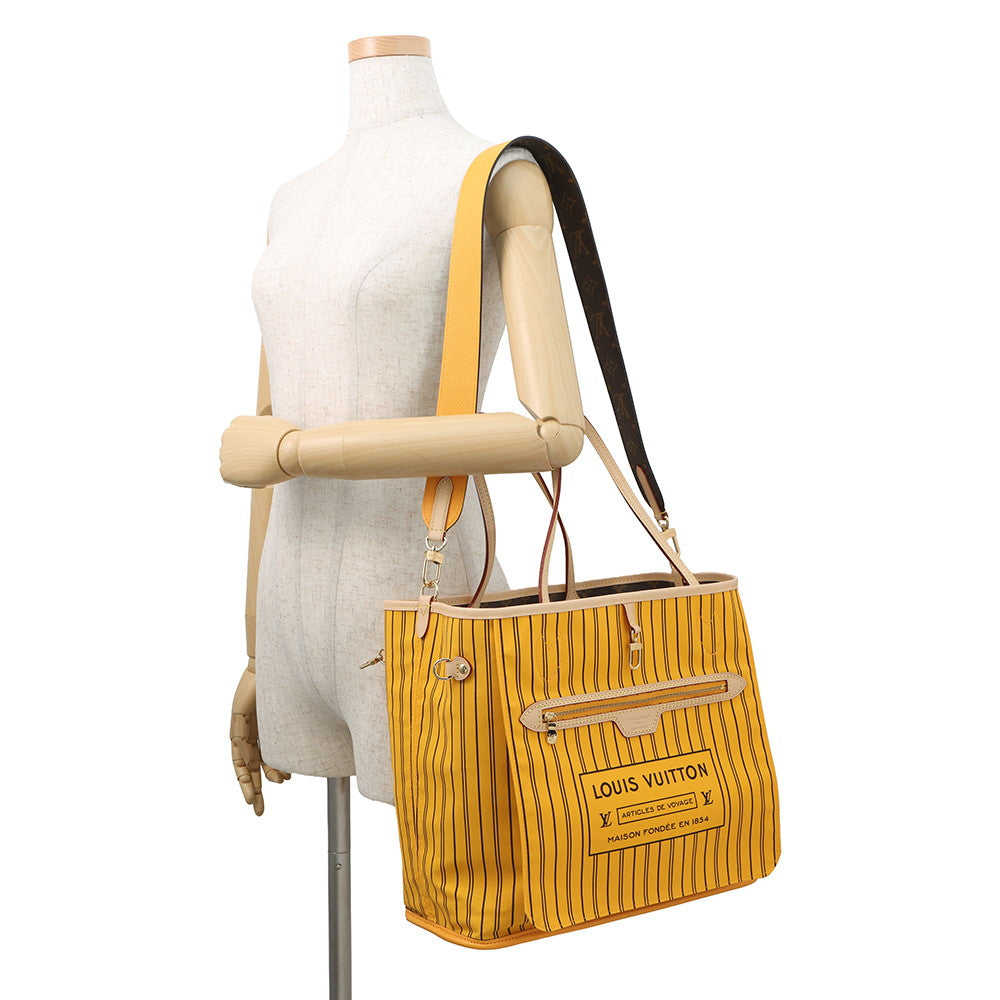 LOUIS VUITTON Neverfull?Inside Out JauneSaffronM11947 Monogram Size MM