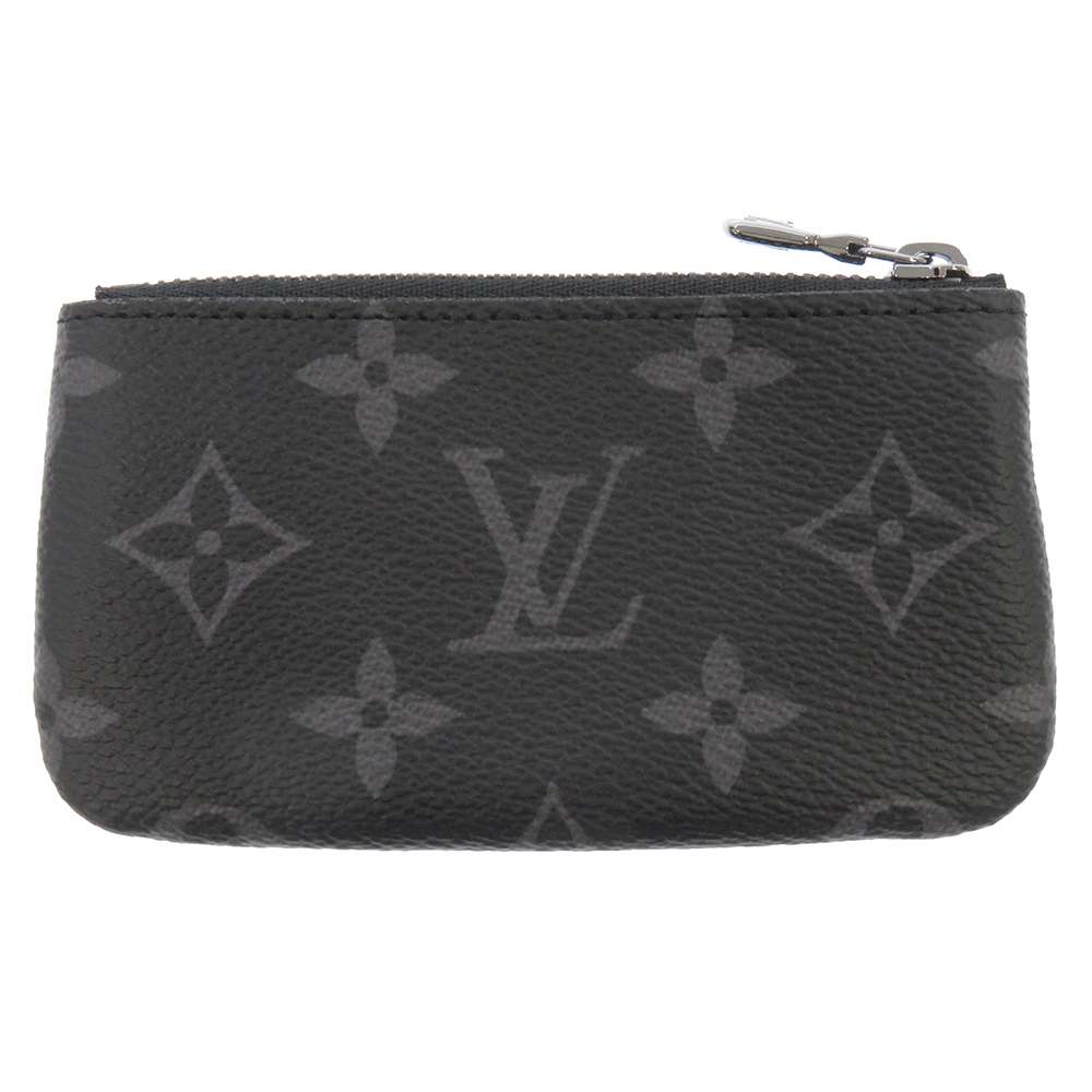 LOUIS VUITTON Pochette Cles NoirM80905 Monogram Eclipse Monogram Eclipse Reverse