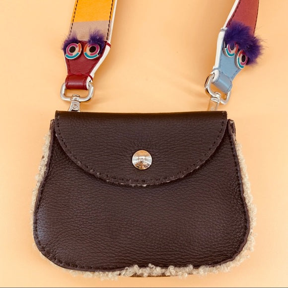 Luxury Hermes leather mini bag
