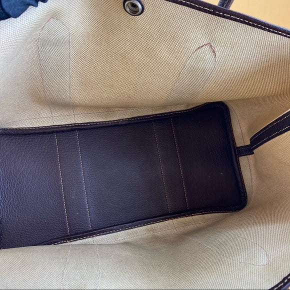 Luxury Hermes Garden party36 cloth tote TWS