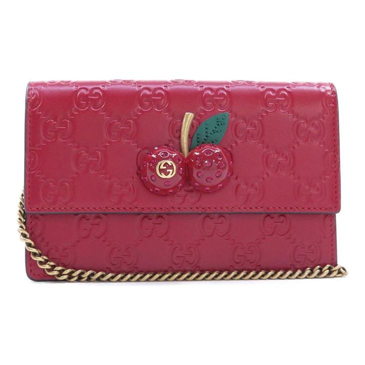 Gucci Chain Leather Shoulder Bag