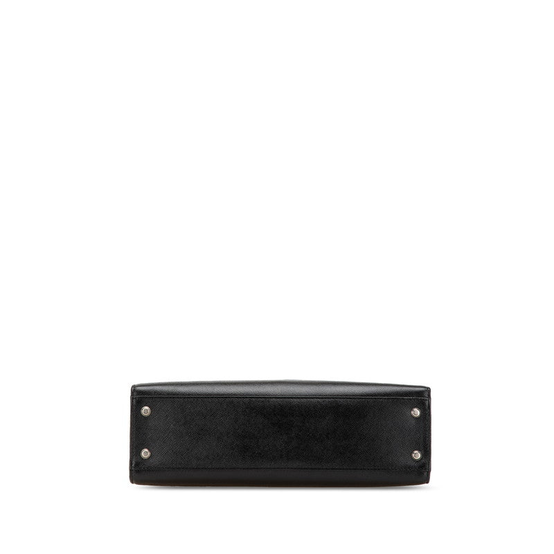 Burberry Nova Check Leather Handbag
