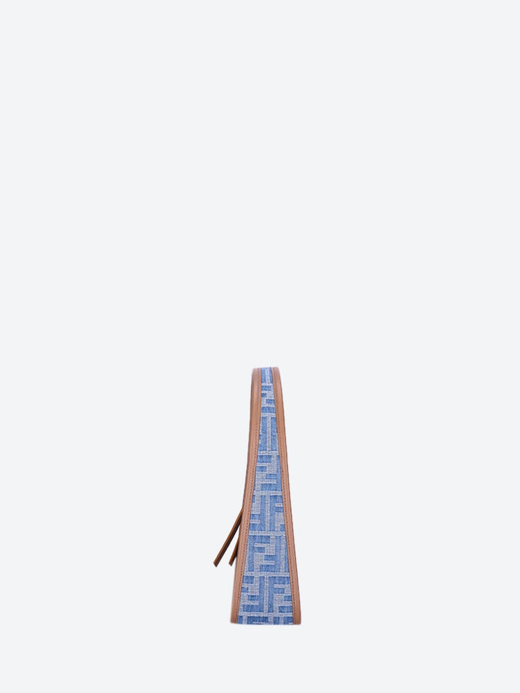 Fendi Women Mini Fendessence Denim Ff Leather Mini Bag