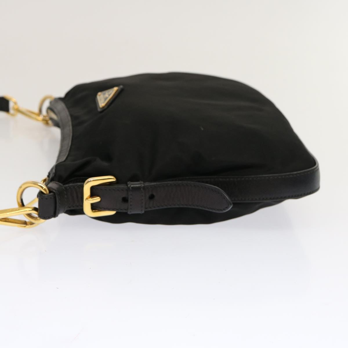 PRADA Shoulder Bag Nylon Black Auth mr061