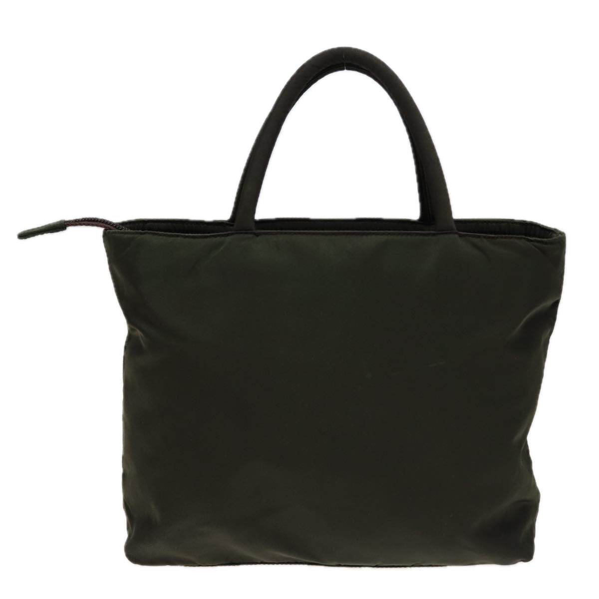 PRADA Hand Bag Nylon Khaki Auth