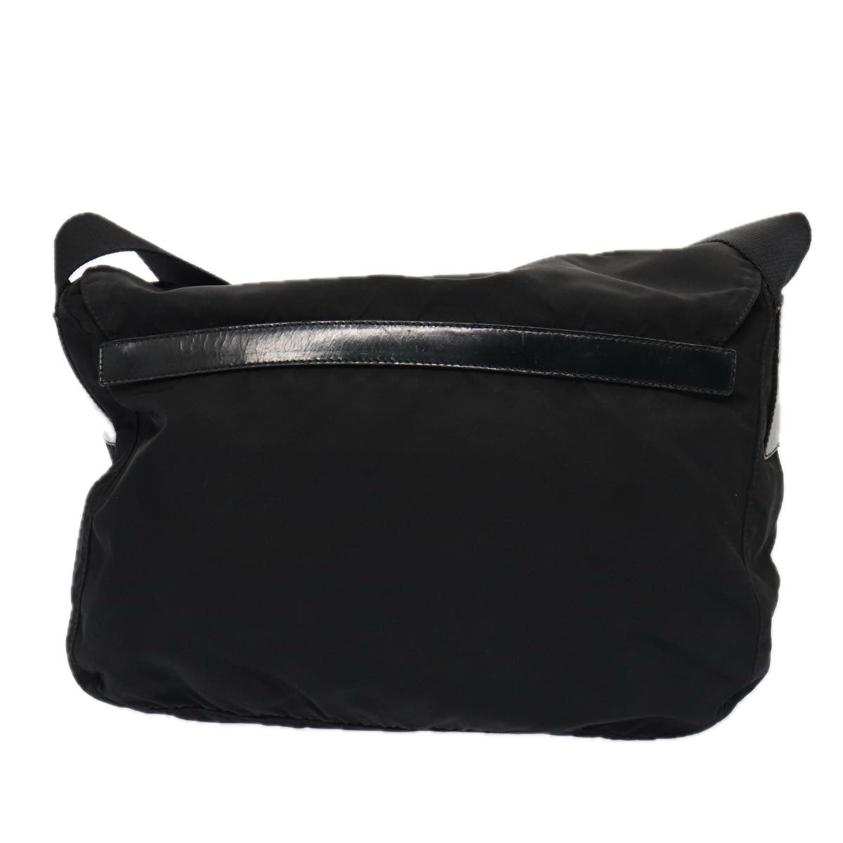 PRADA Shoulder Bag Nylon Black Auth