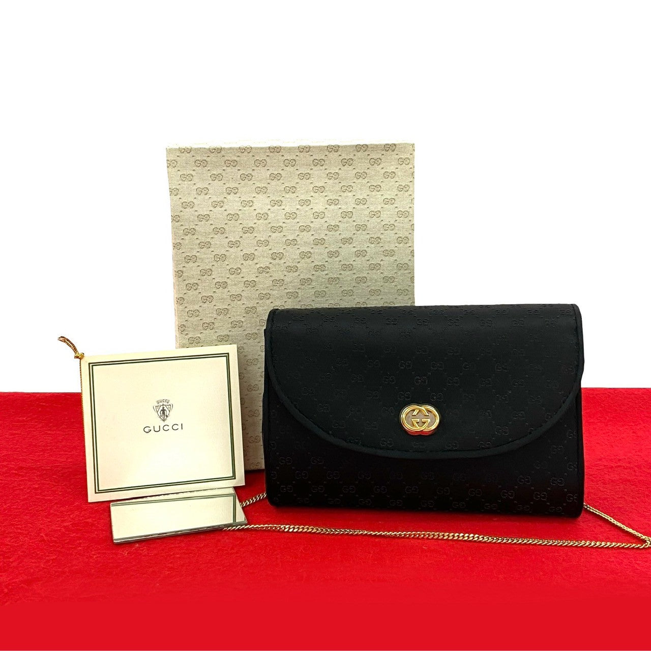 Gucci Micro GG Satin Shoulder Bag