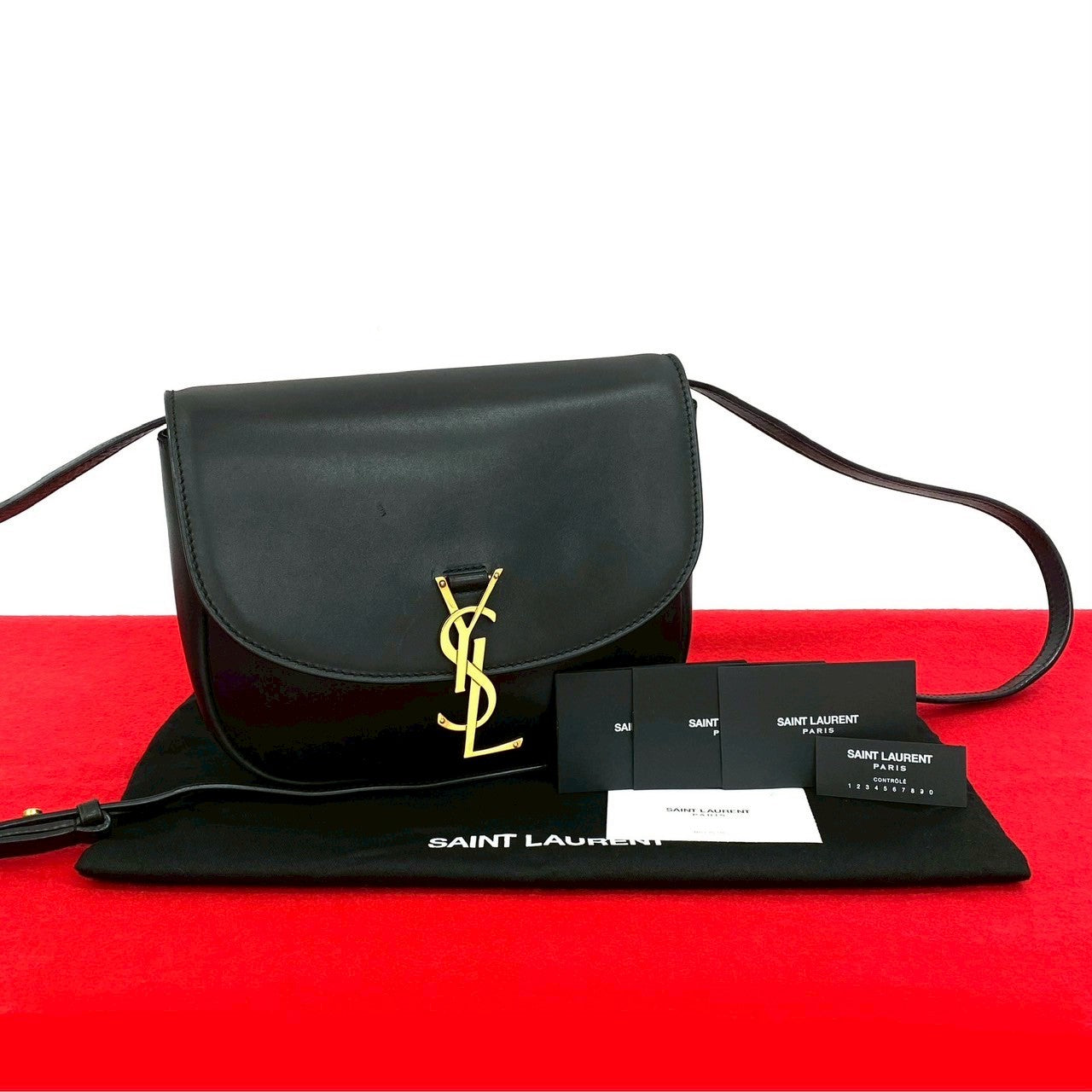 Saint Laurent Paris Leather Shoulder Bag
