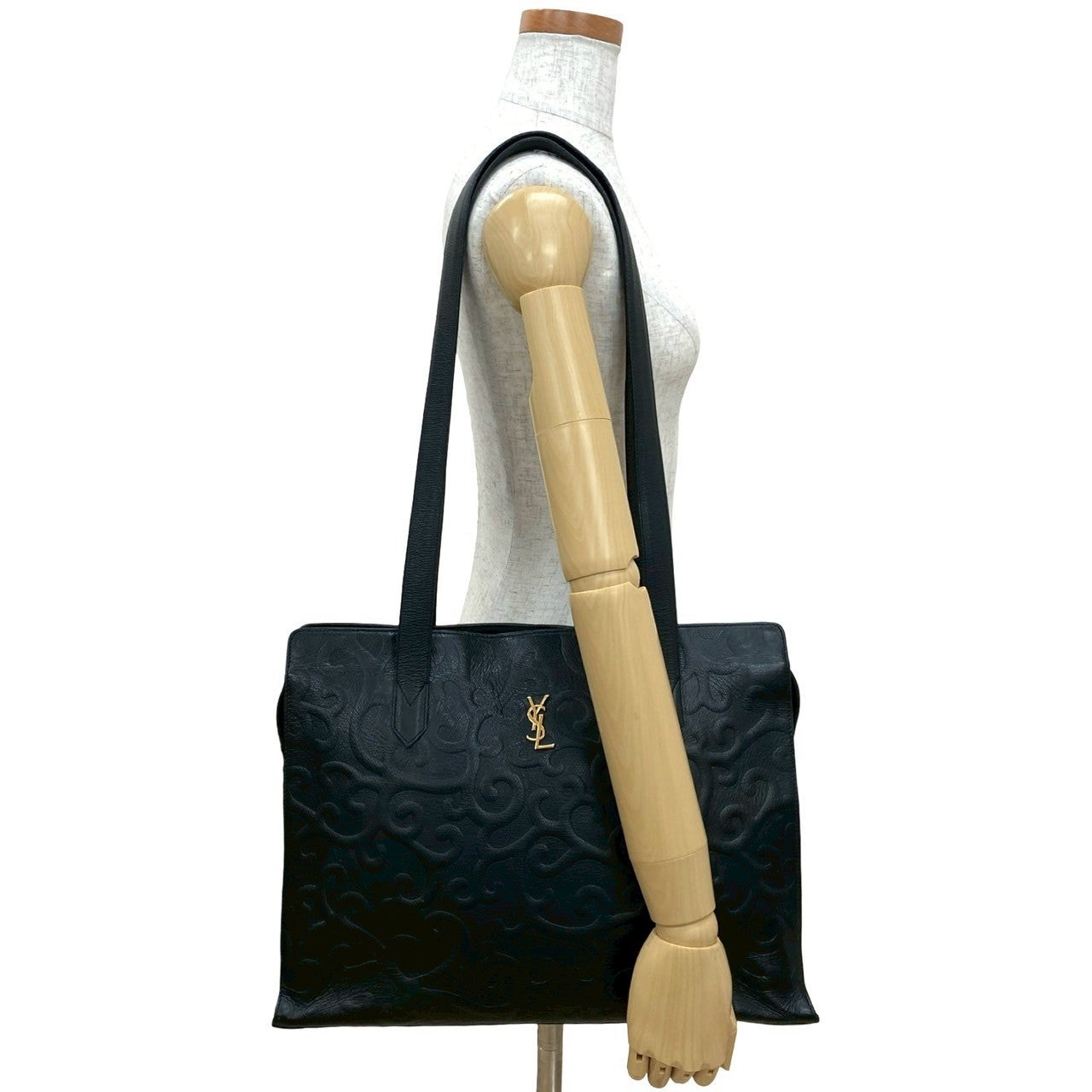 Saint Laurent Leather Tote Bag
