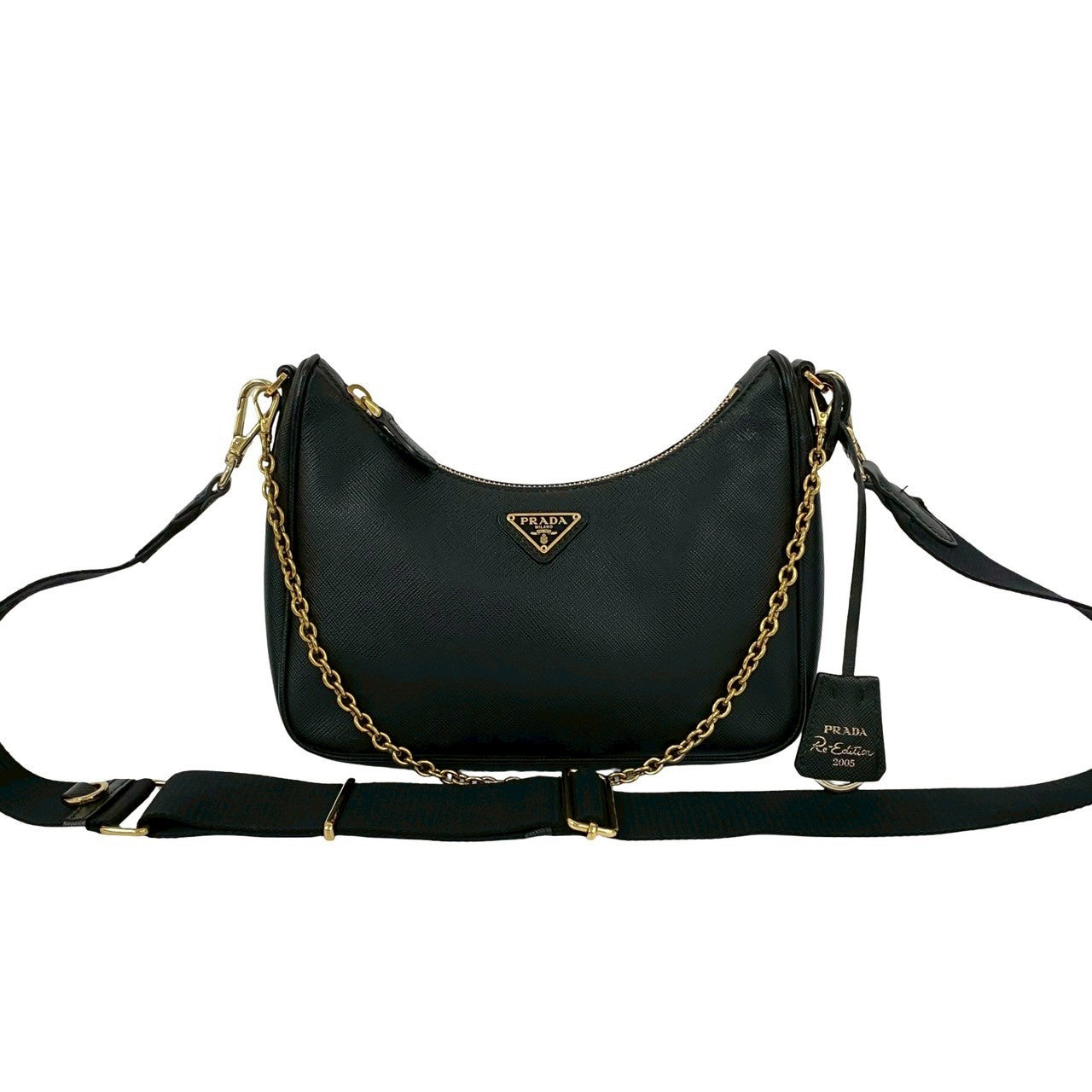 Prada Saffiano 2way Shoulder Bag