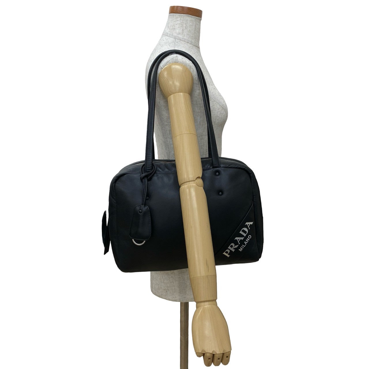 Prada Leather 2way Tote Bag