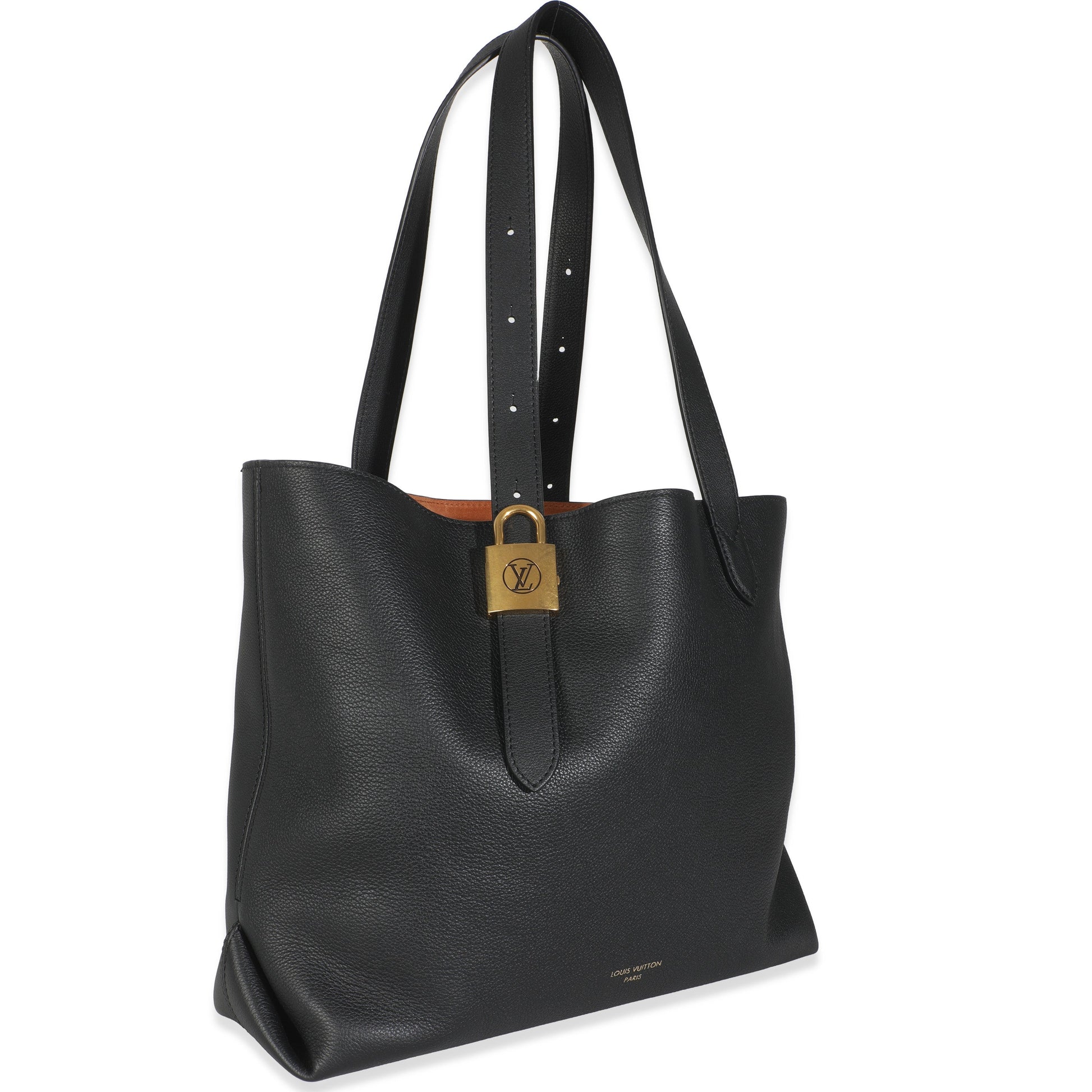 Luxury Women's Handbag | Louis Vuitton Black Grained Calfskin Low Key Cabas MM