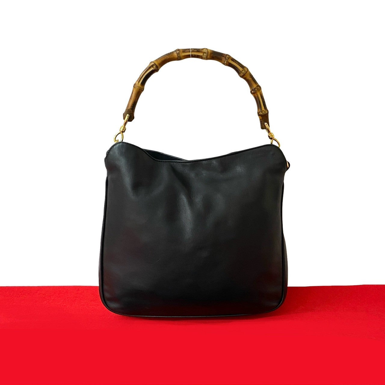 Gucci Bamboo Leather Handbag