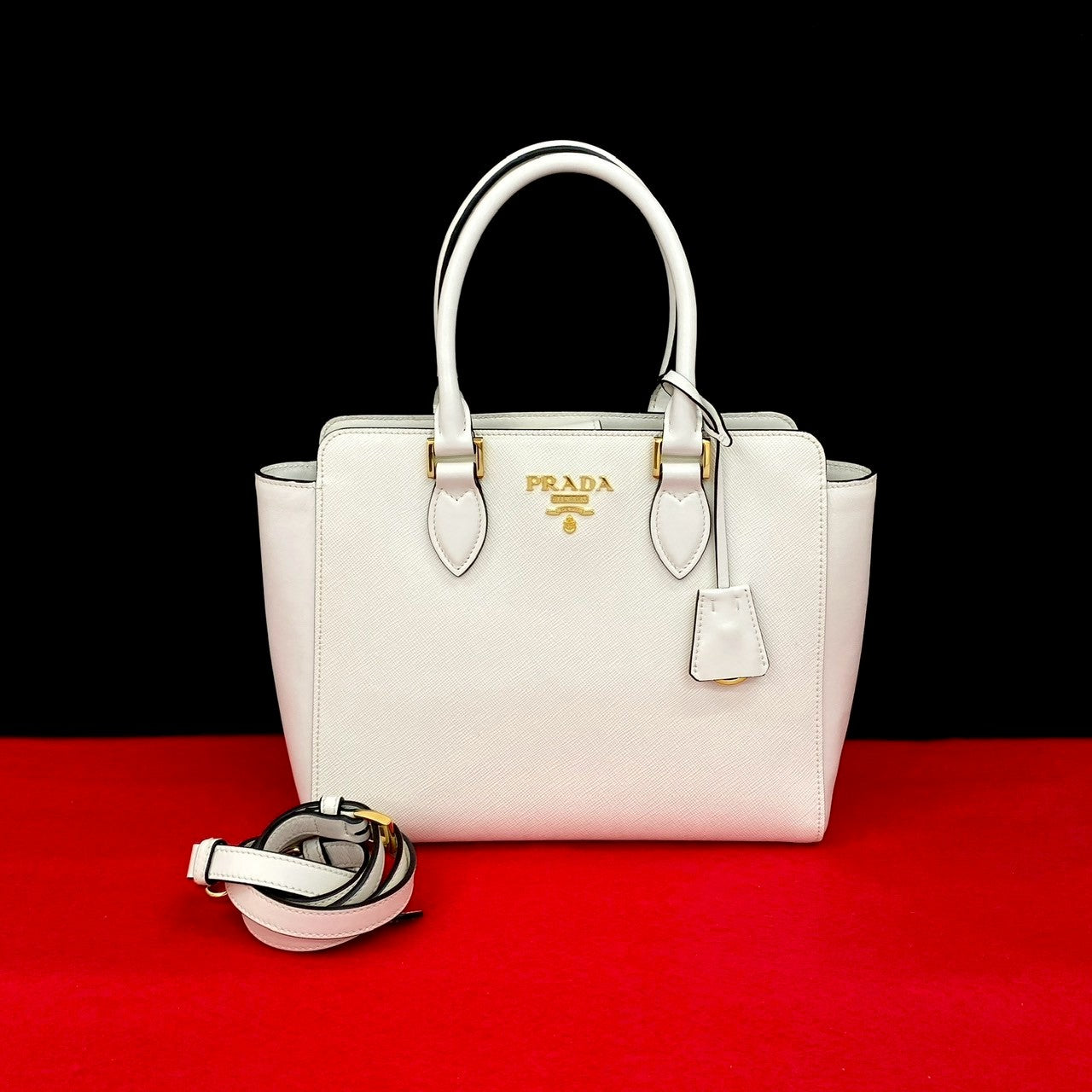 Prada Saffiano 2way Handbag