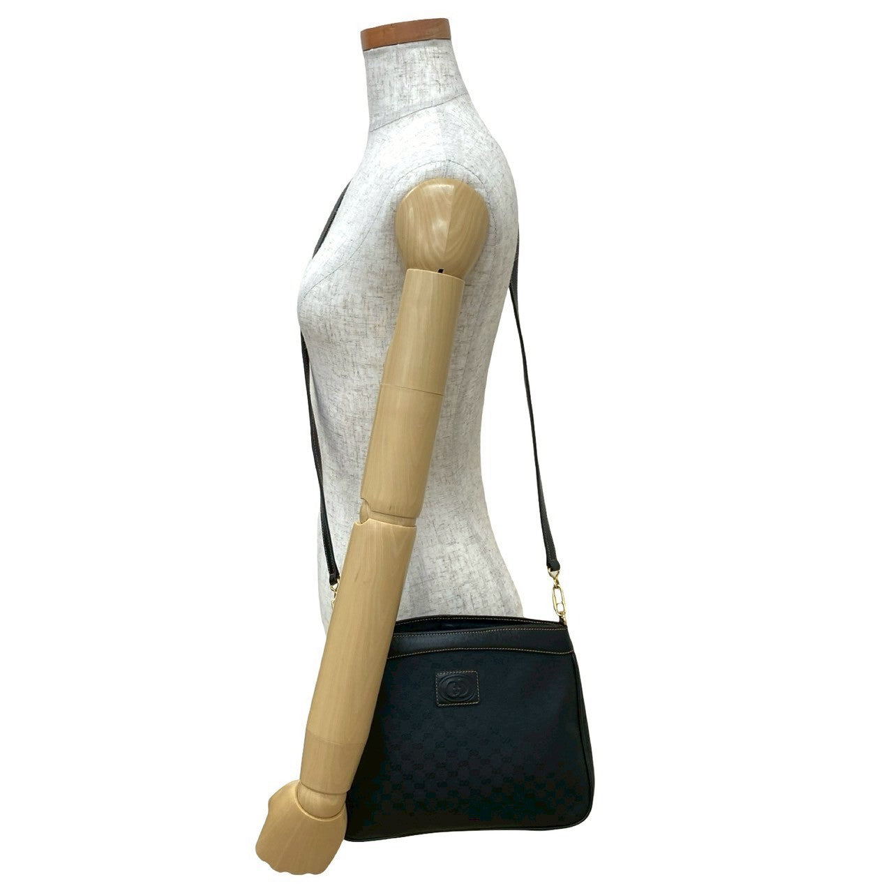 Gucci Micro GG Leather Shoulder Bag