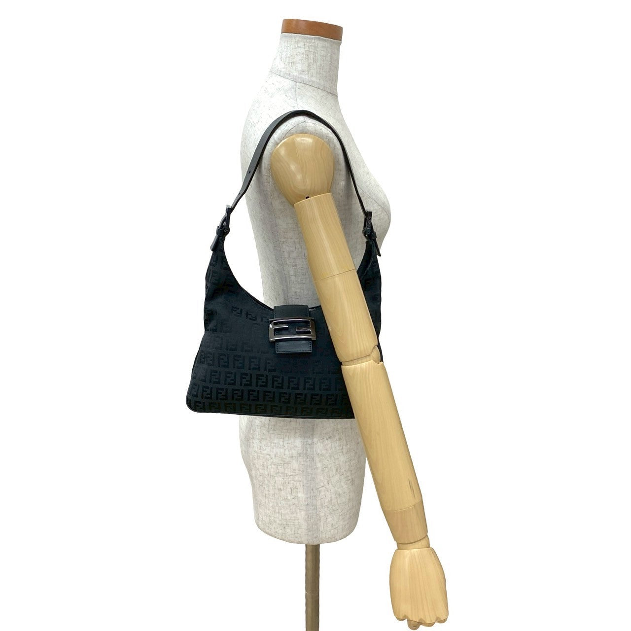 Fendi Canvas Leather Backpack