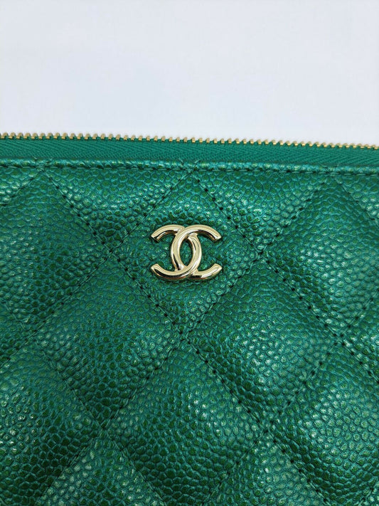 Chanel Quilted Caviar Case