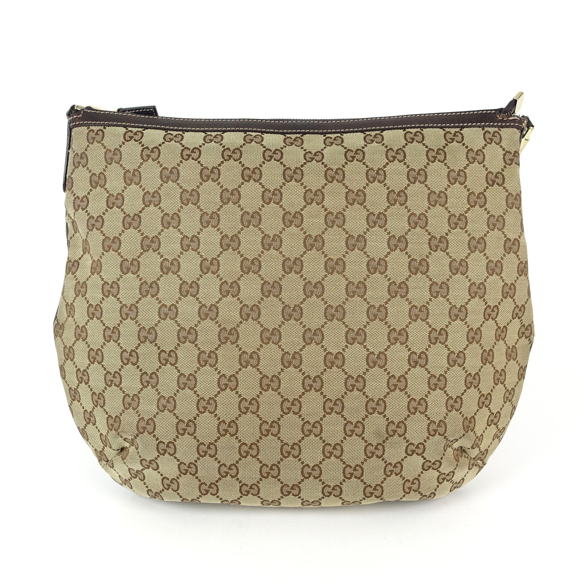 Gucci Monogram Canvas Hobo Bag