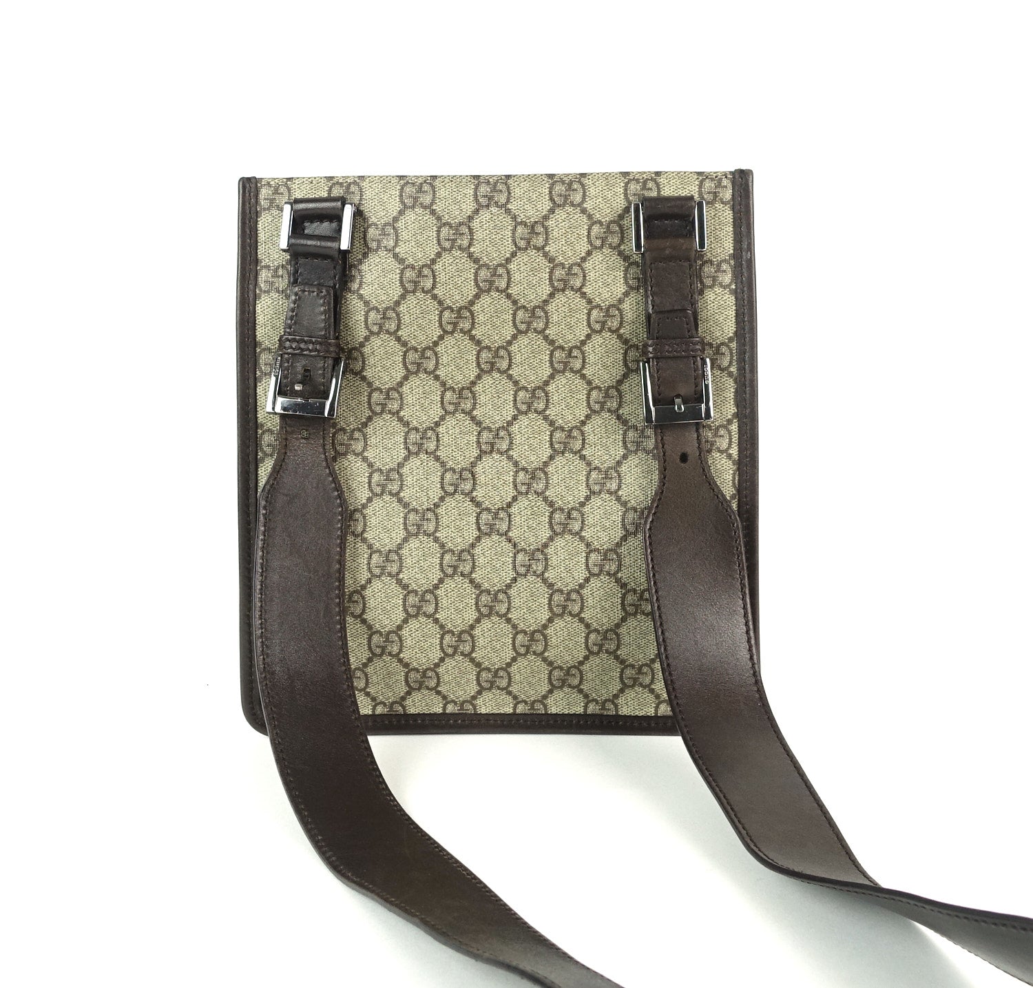 Gucci Supreme Monogram Canvas Messenger Bag