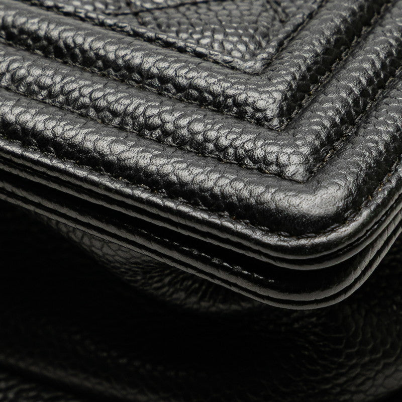 Chanel Boy Chanel MatelassÃ© Caviar Skin Shoulder Bag