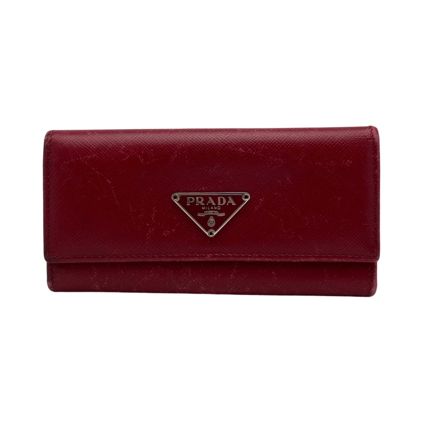 Prada Saffiano Leather Keyholder Luxury Handbag