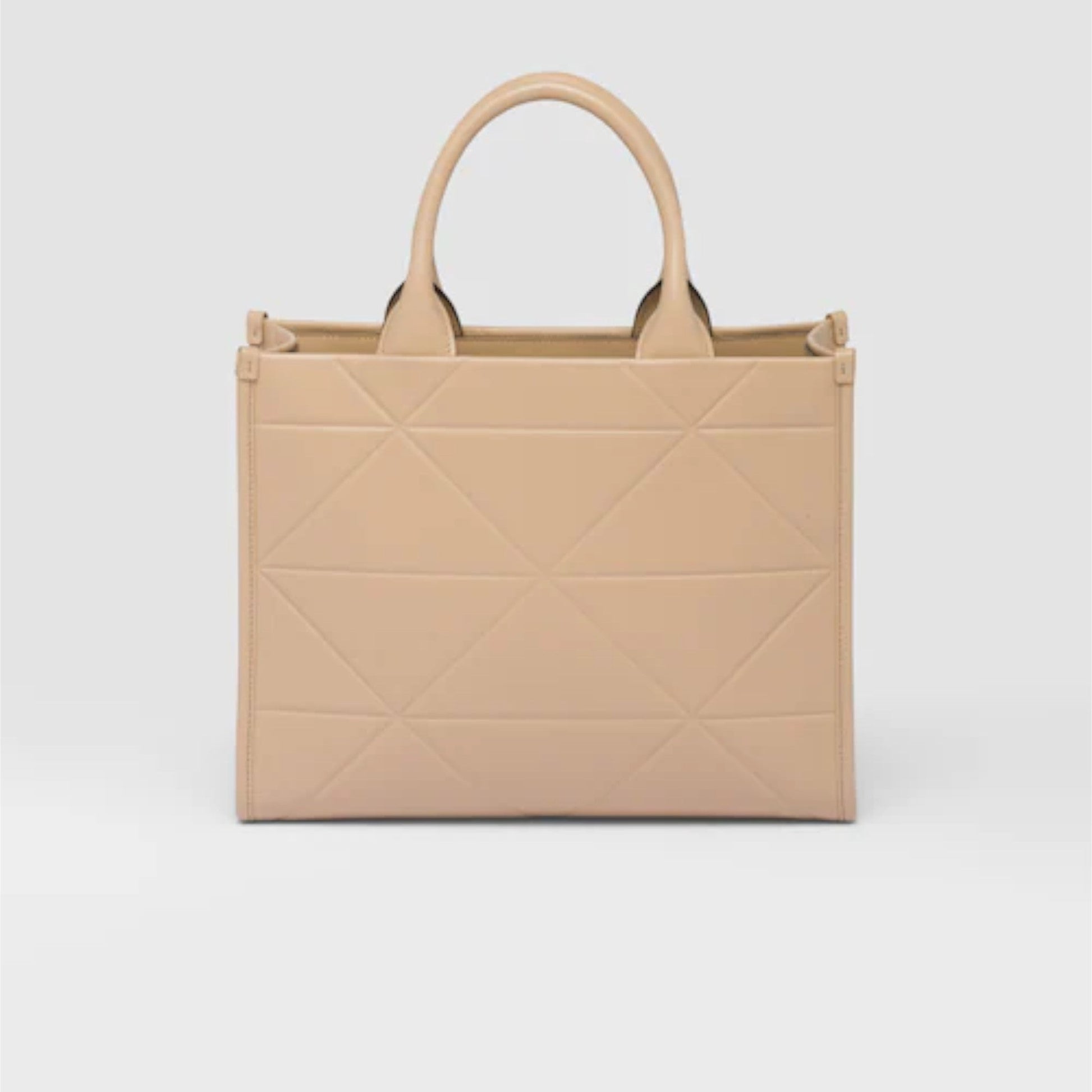 Small leather Prada Symbole bag with topstitching
