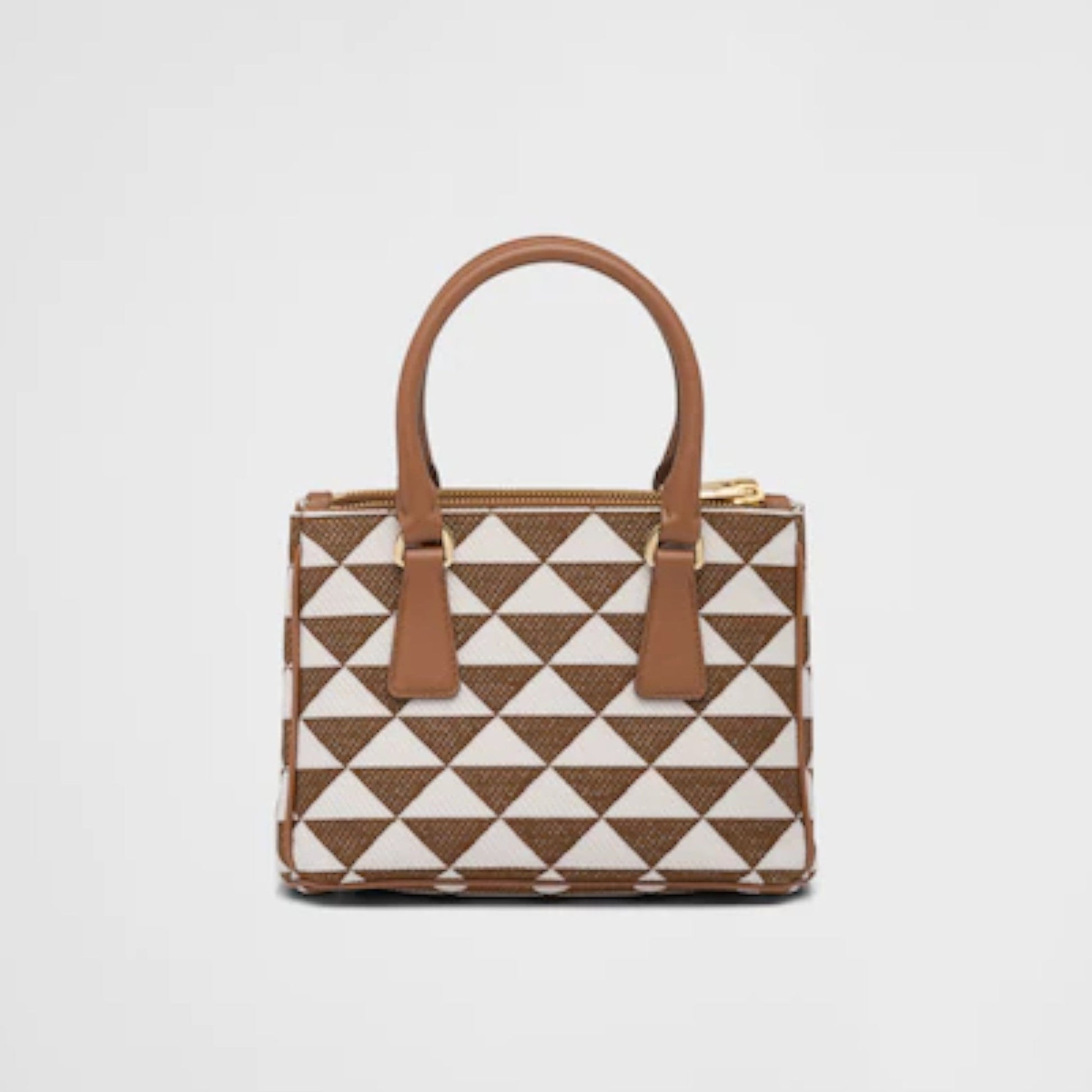 Prada Symbole embroidered fabric mini bag