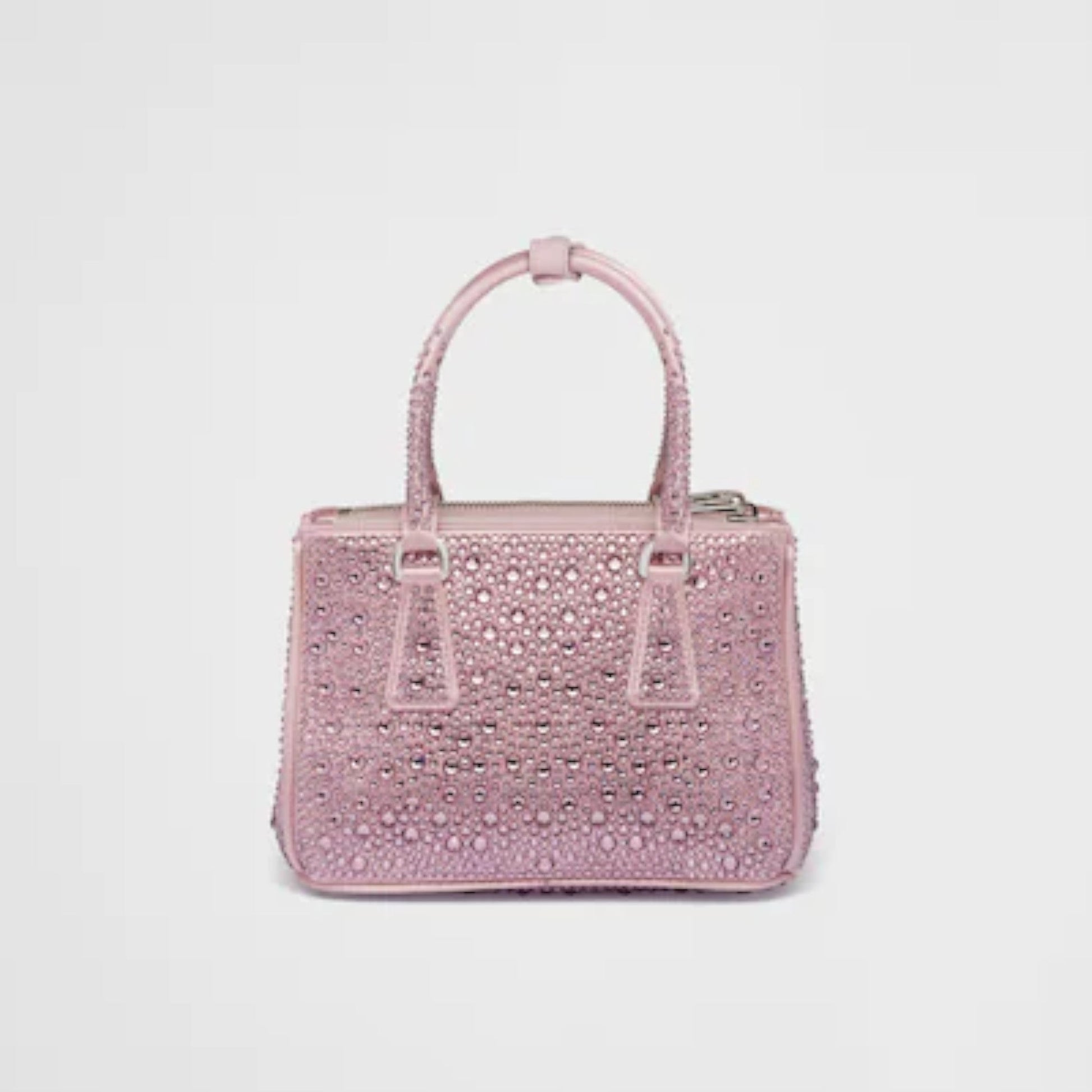 Prada Galleria satin mini-bag with crystals