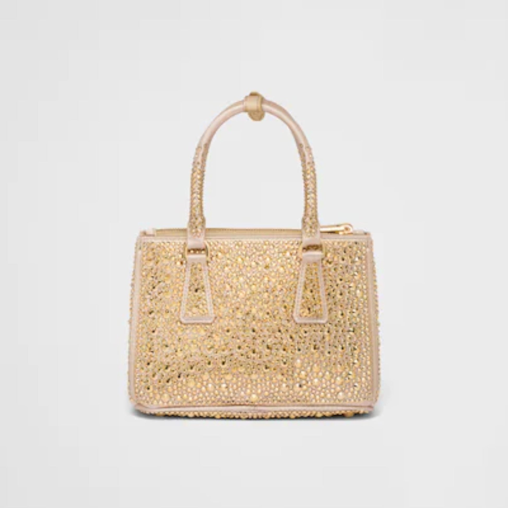 Prada Galleria satin mini-bag with crystals