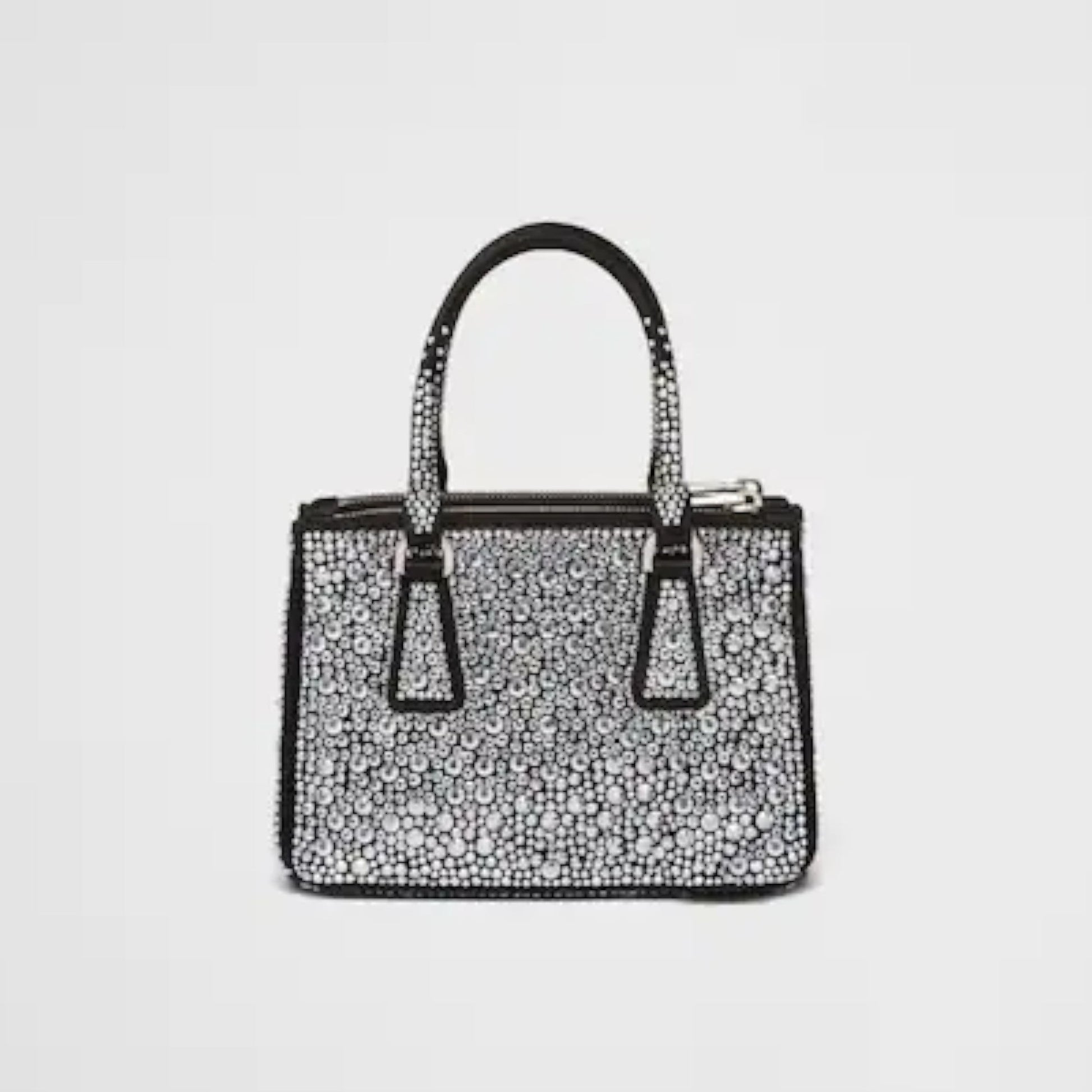 Prada Galleria satin mini-bag with crystals