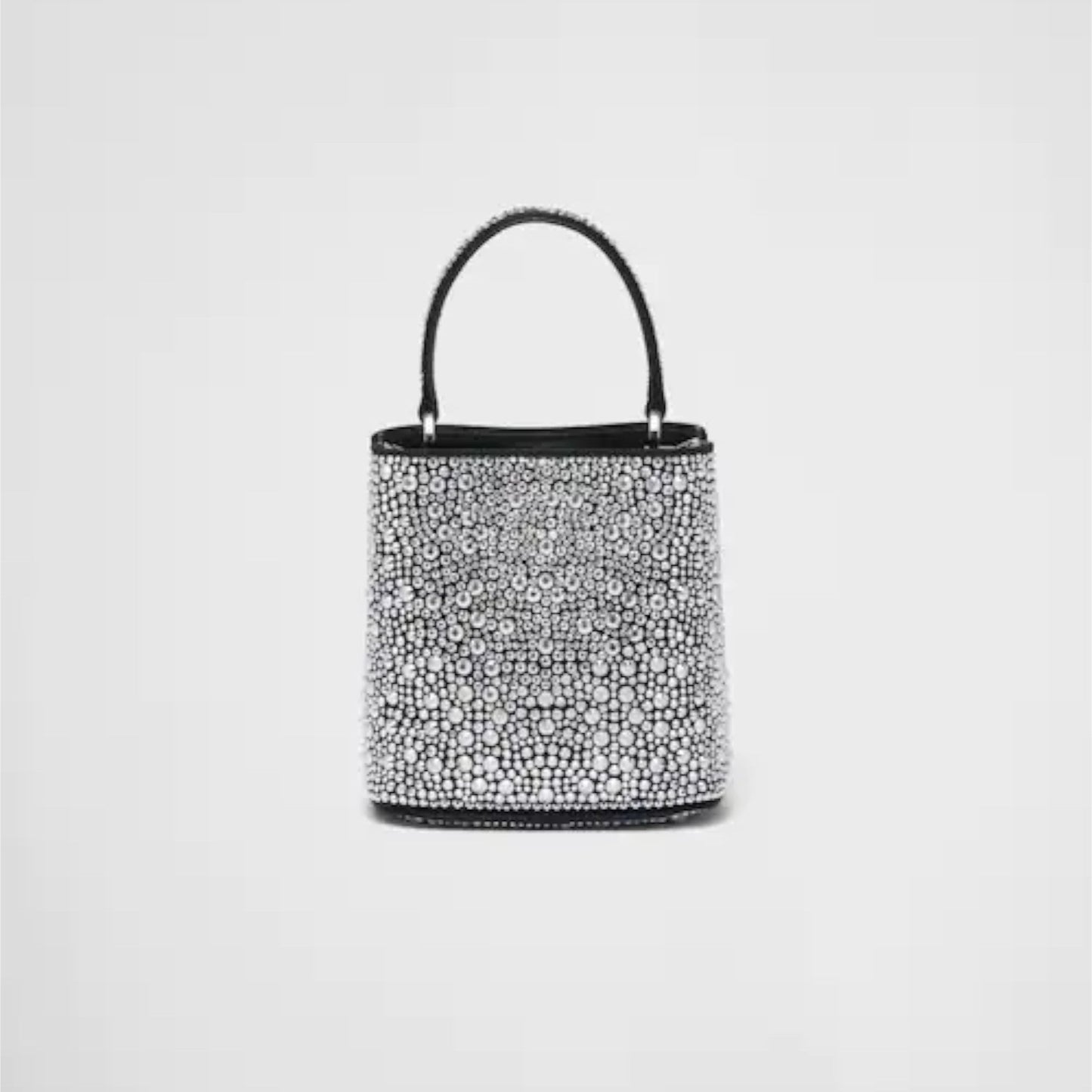 Prada Panier satin bag with crystals