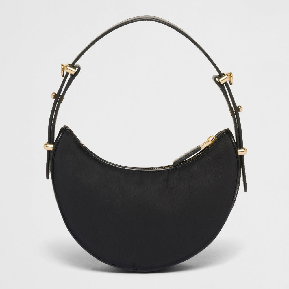 Prada Arqu? Re-Nylon and brushed leather mini shoulder bag