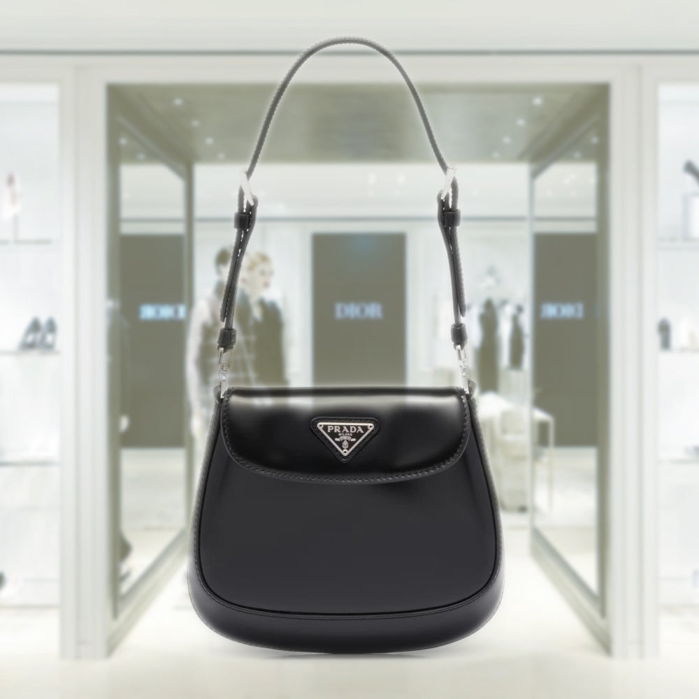 Prada Cleo brushed leather mini bag