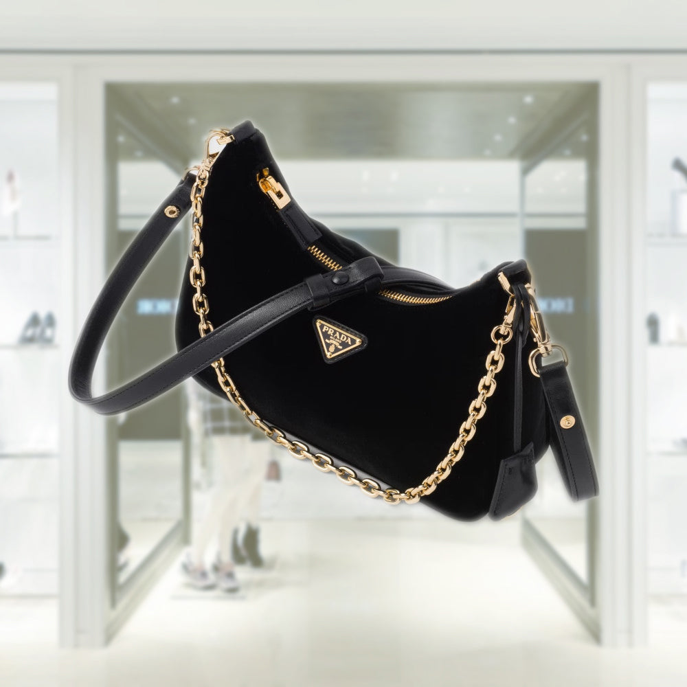 Prada Re-Edition velvet mini-bag