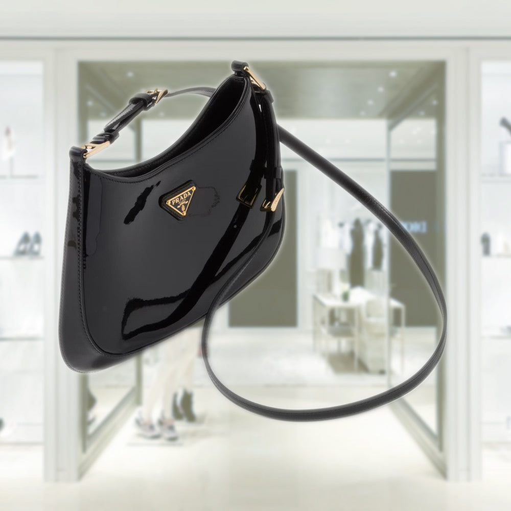 Prada Cleo patent leather bag
