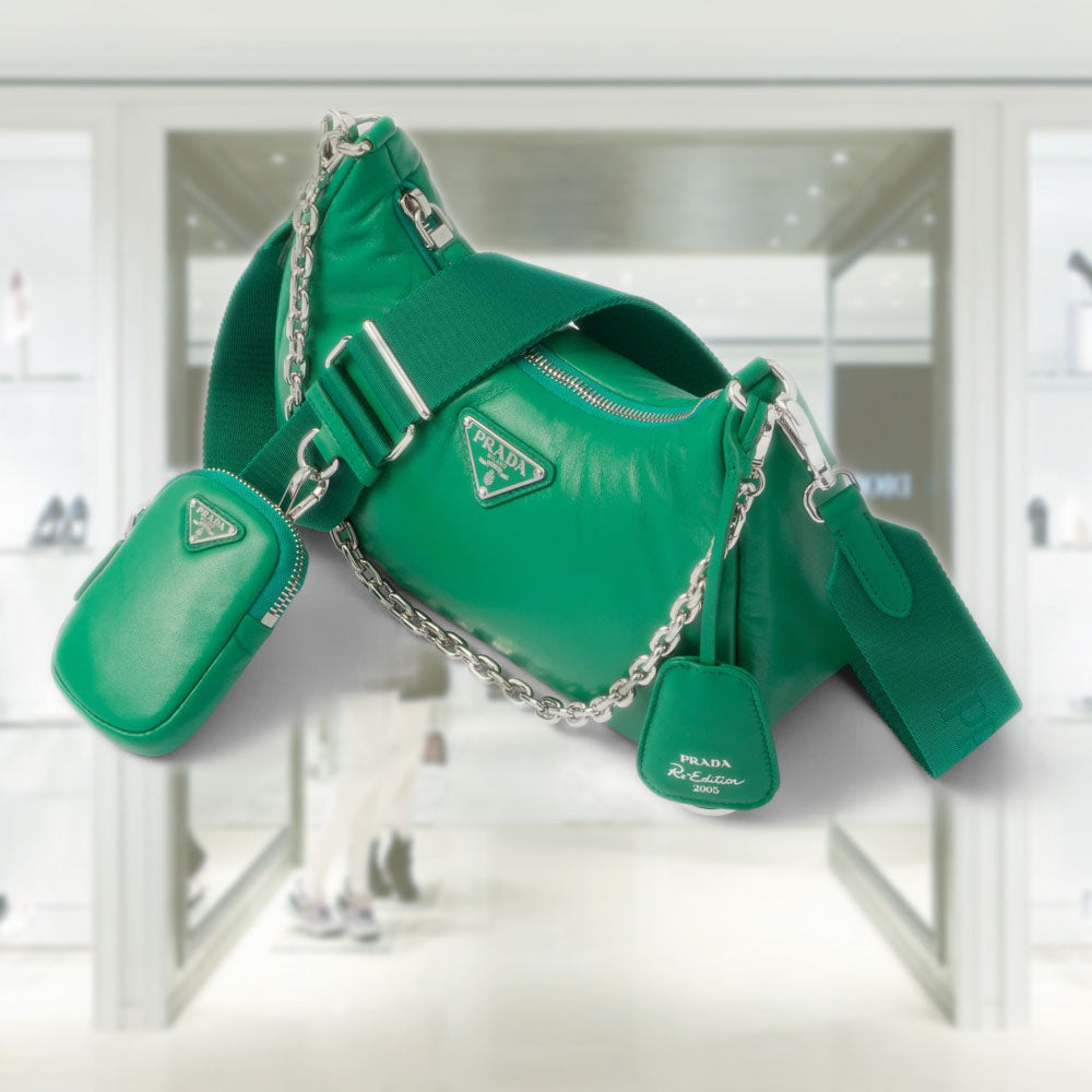 Padded nappa-leather Prada Re-Edition 2005 shoulder bag