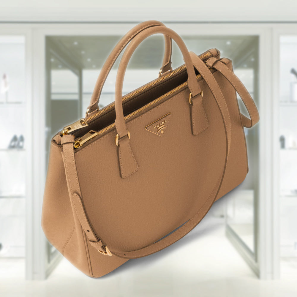 Large Prada Galleria Saffiano leather bag