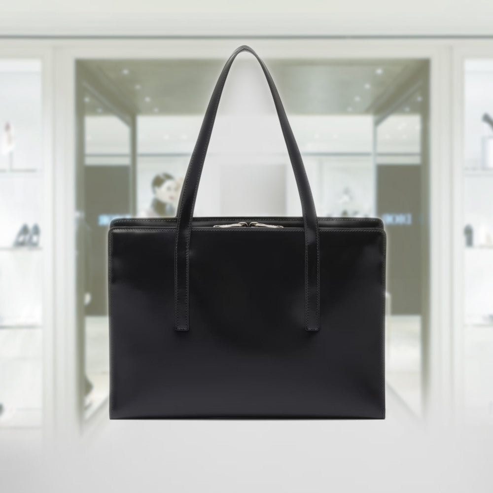 Prada Re-Edition 1995 brushed-leather medium handbag