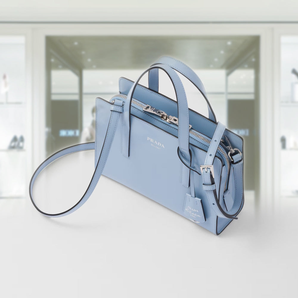 Prada Re-Edition 1995 brushed-leather mini handbag