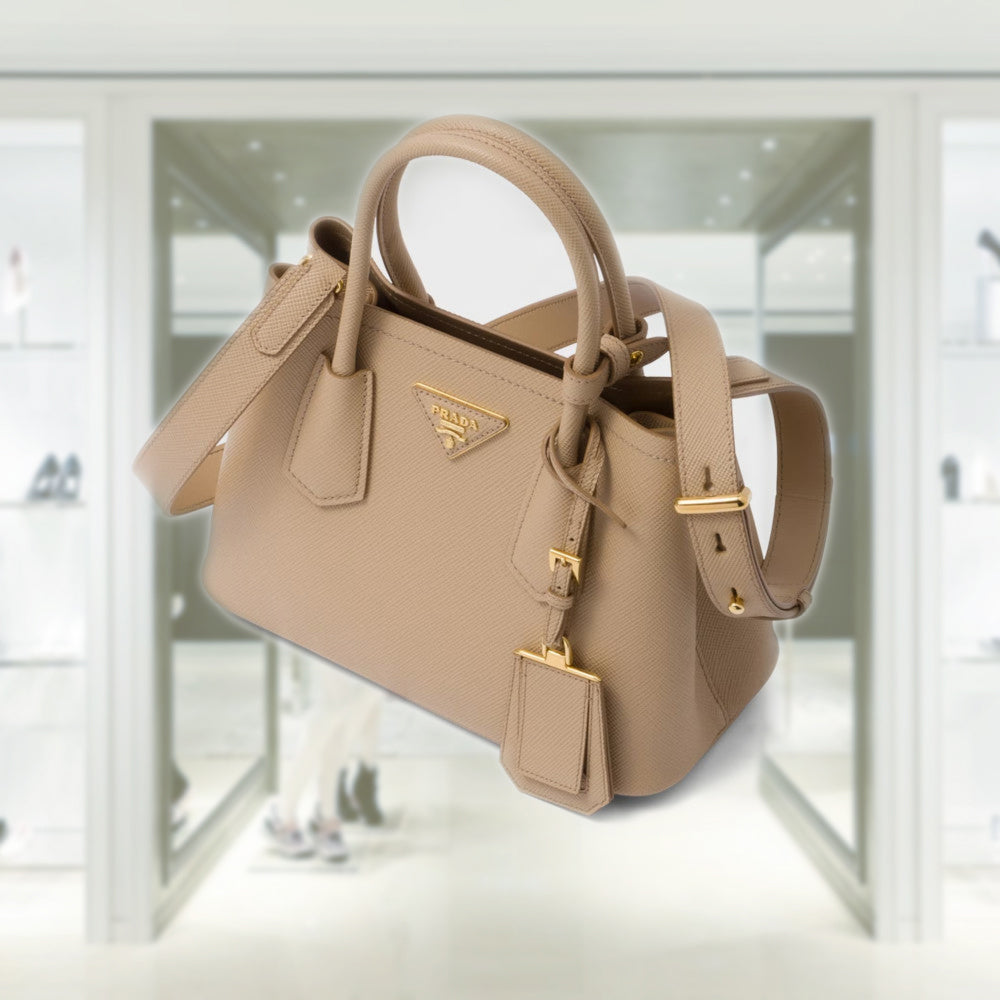 Prada Double Saffiano leather mini bag