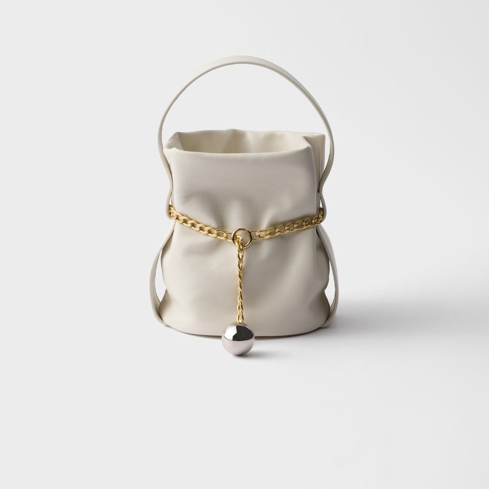 Prada Petit Sac mini nappa leather bucket bag