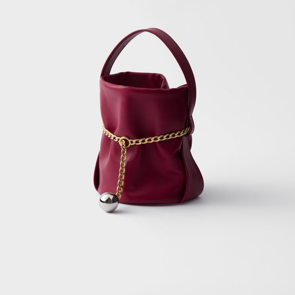 Prada Petit Sac mini nappa leather bucket bag