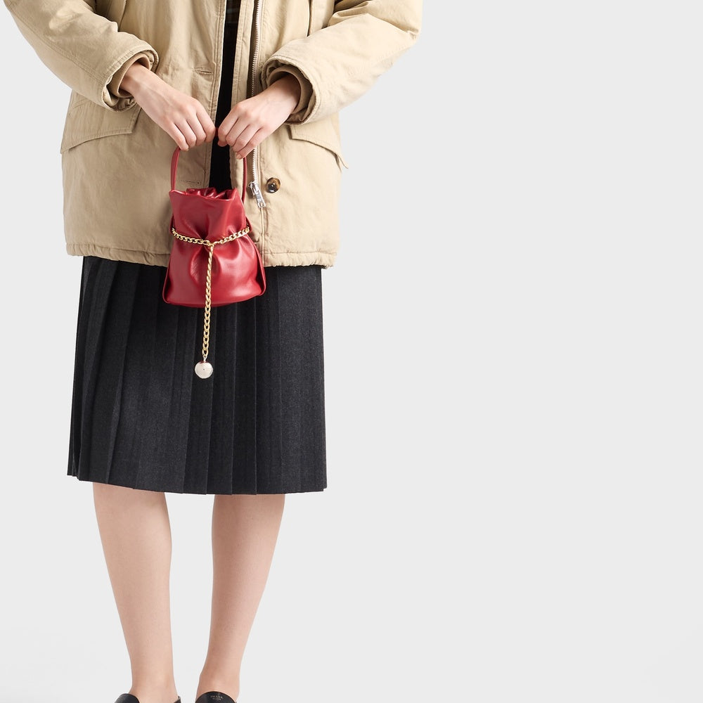 Prada Petit Sac mini nappa leather bucket bag