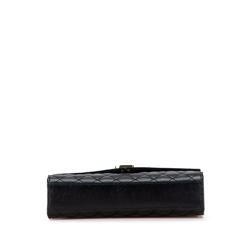 Saint Laurent Envelope Leather 2way Shoulder Bag