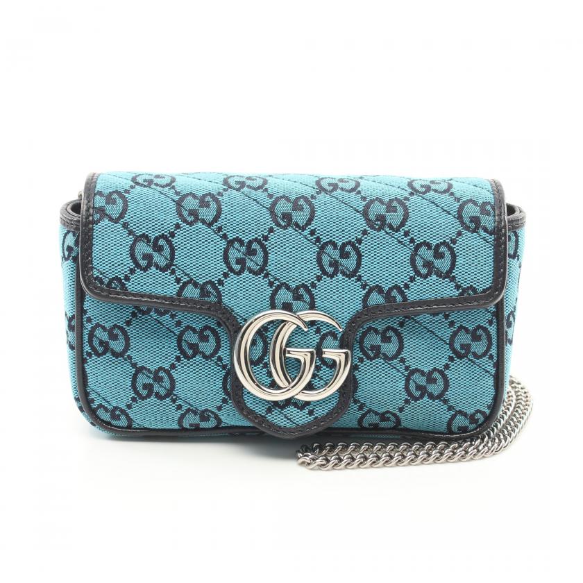 Gucci Monogram Chain Leather Tote