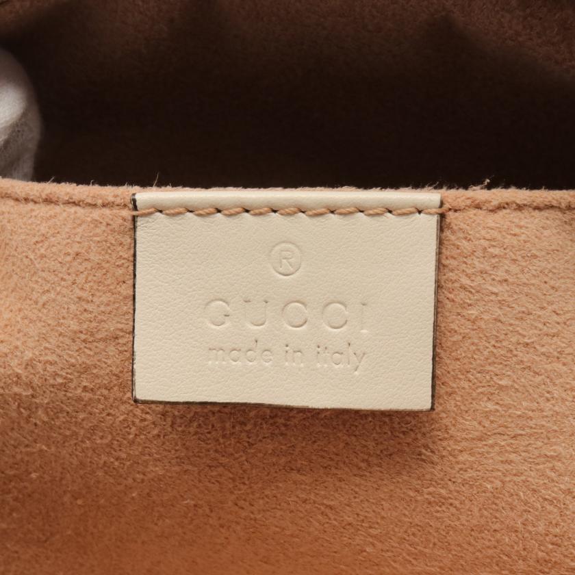 Gucci Monogram Chain Leather Tote