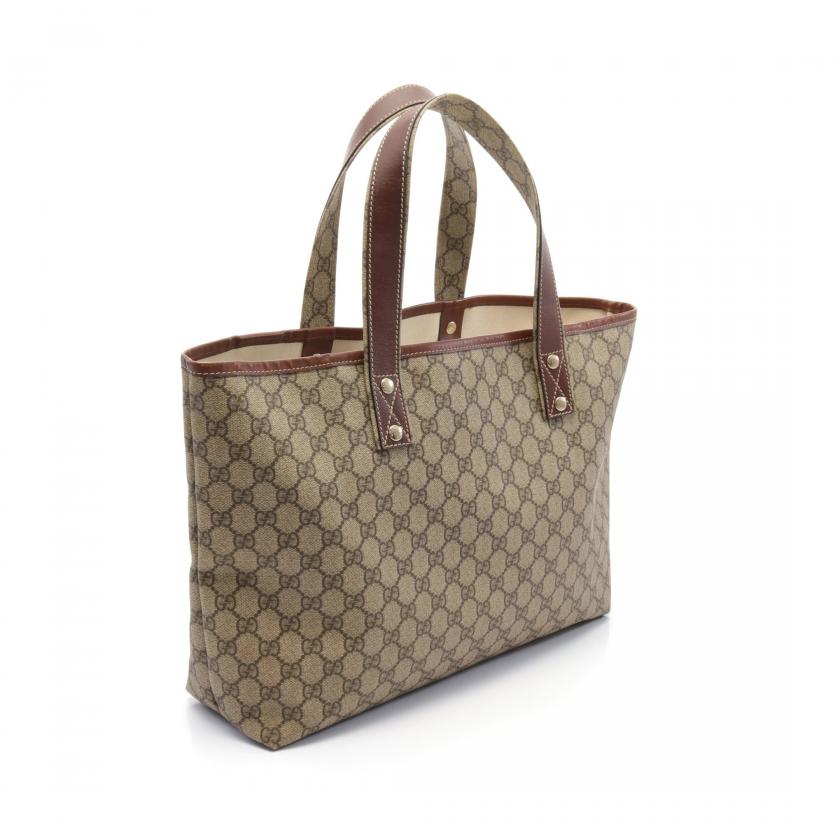 Gucci Monogram Leather Tote