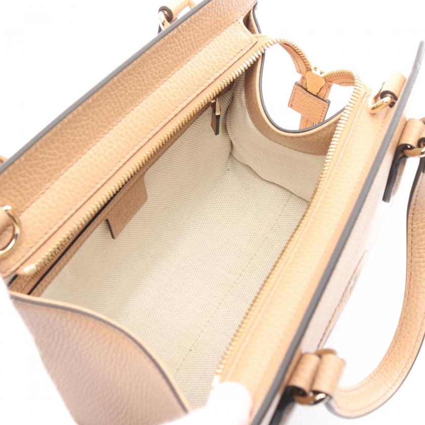 Gucci Monogram Leather Tote